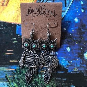 Brand new Lucky Brand Earrings of Owls